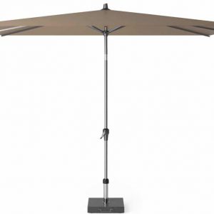 Riva parasol 300x200 cm taupe met kniksysteem