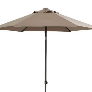 Parasol 250 cm Push up Taupe 4 Seasons Outdoor