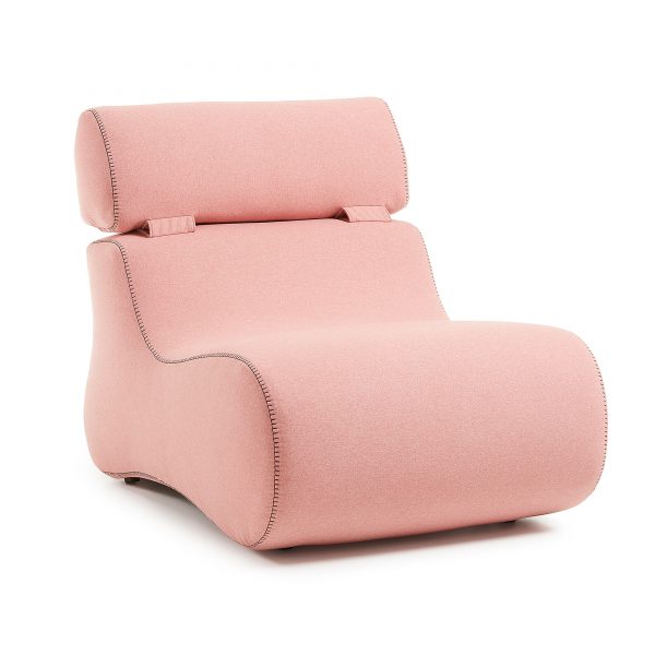 Kave Home Fauteuil 'Club' kleur roze