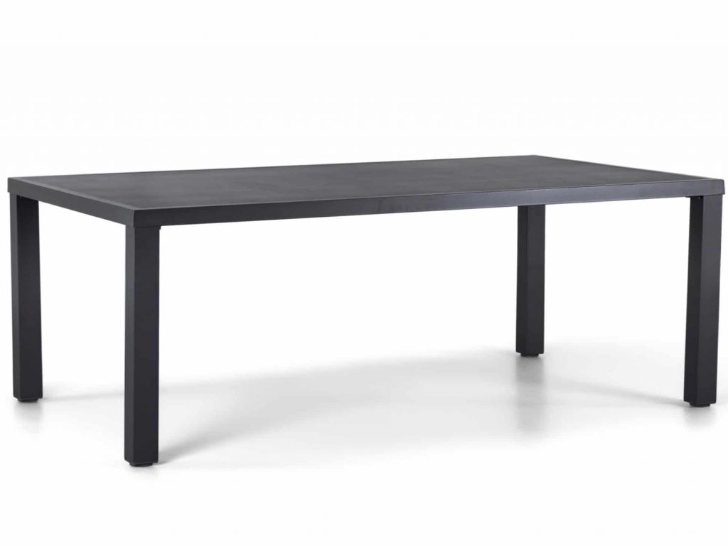 Vigo dining tuintafel 210x96xH75 cm antraciet aluminium