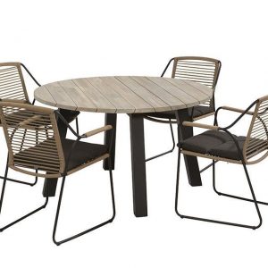 4 Seasons Outdoor Tuinset Scandic Rond Rope 4SO