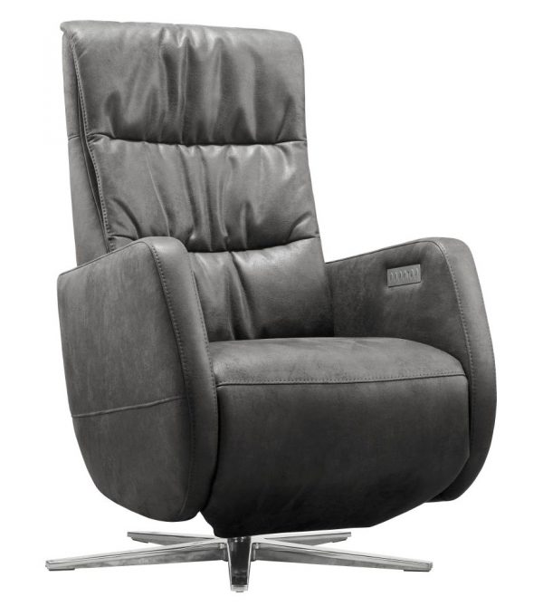 IN.HOUSE Relaxfauteuil Lerira Grijs