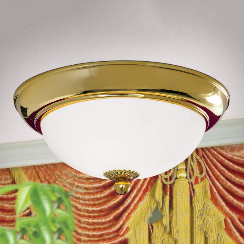 Plafondlamp EMPIRE, diameter 35 cm, verguld