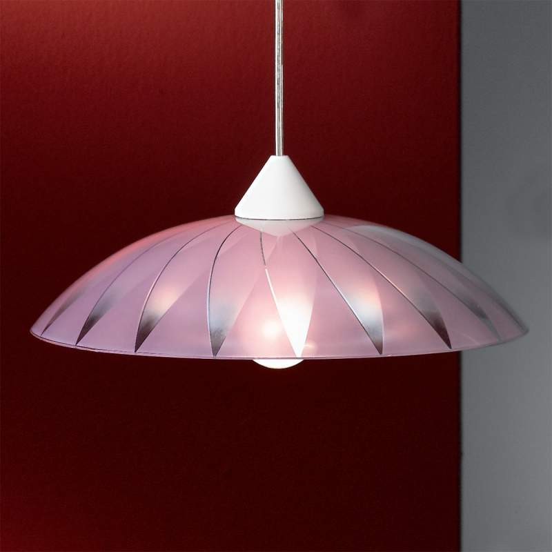 Decoratieve hanglamp Marelli, violet