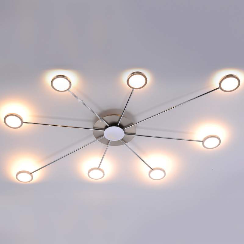 LED plafondlamp Adela met acht lichtbronnen