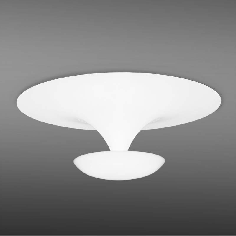 Plafondlamp Funnel, 50 cm, wit