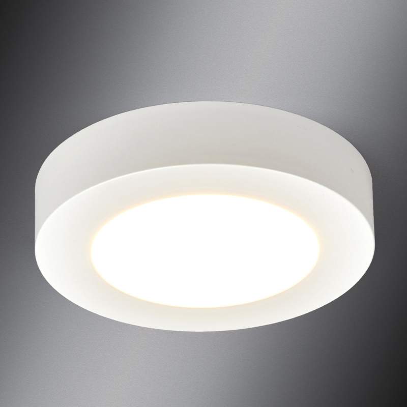 Ronde LED plafondlamp Esra voor de badkamer