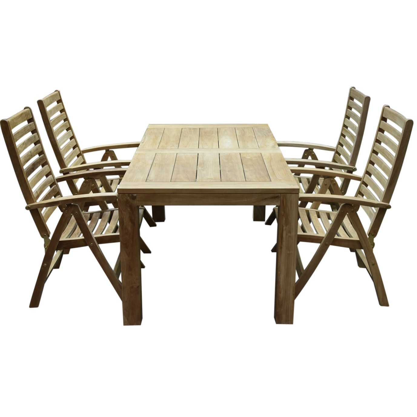 Arona Krista dining tuinset 180x95xH77 cm 5-delig teak