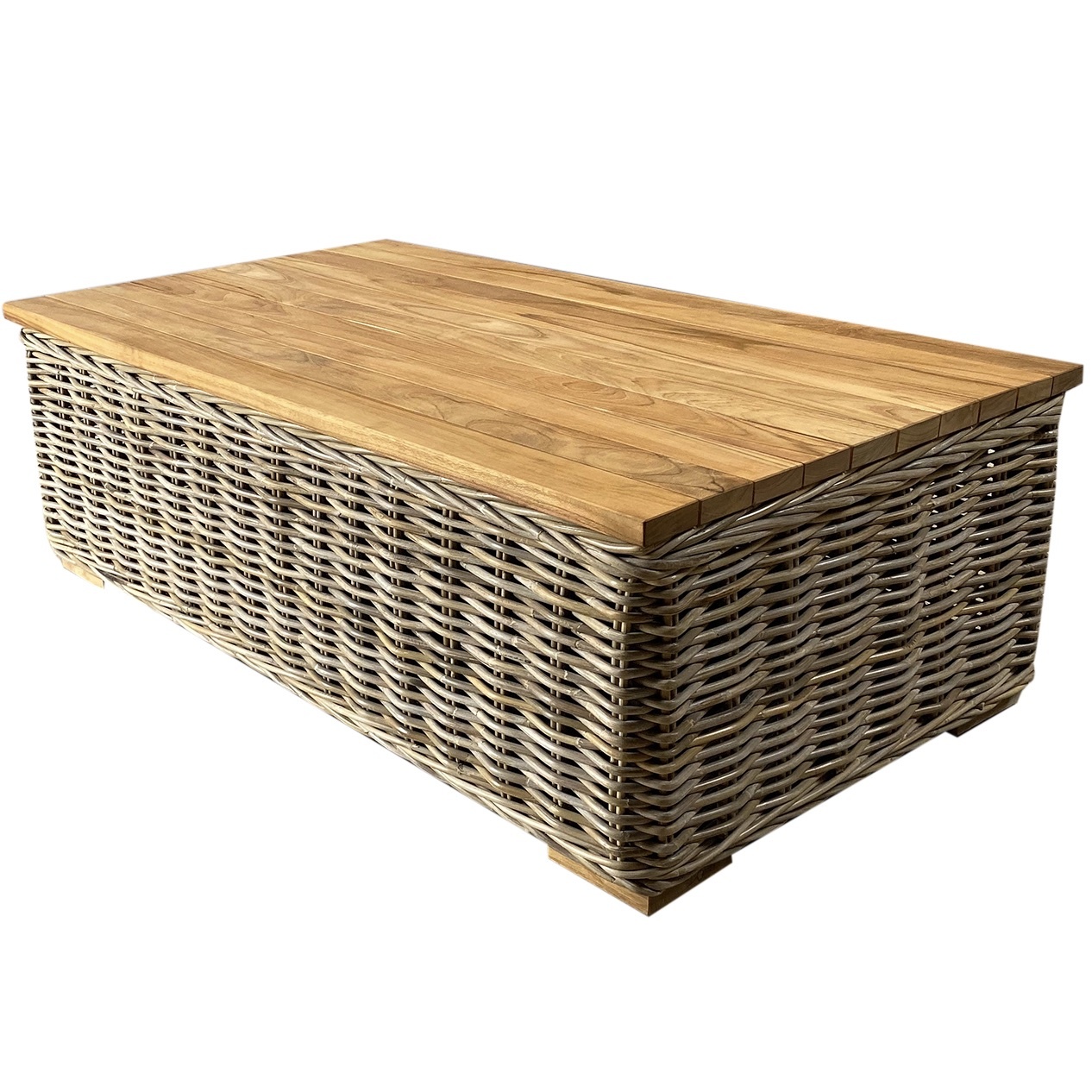 Otava Serva Nissah  lounge tuintafel naturel rotan - teak