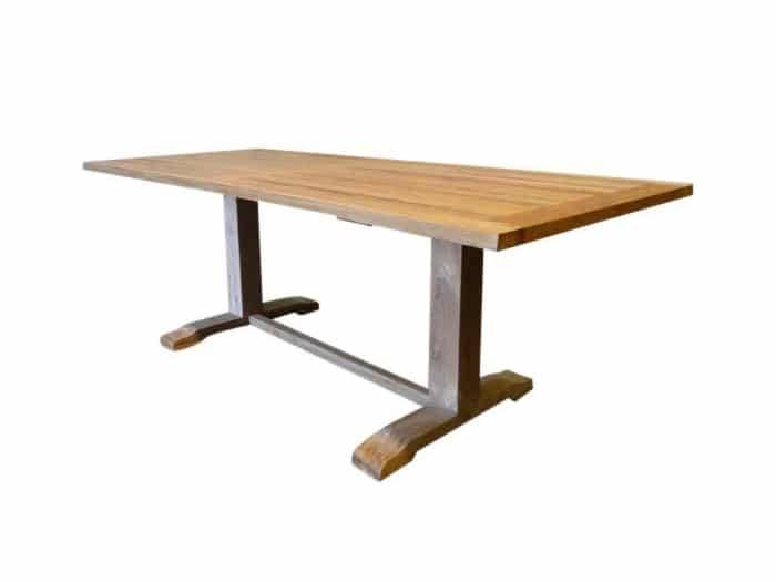 Geneva dining tuintafel 220x100xH77,5 cm rechthoek teak