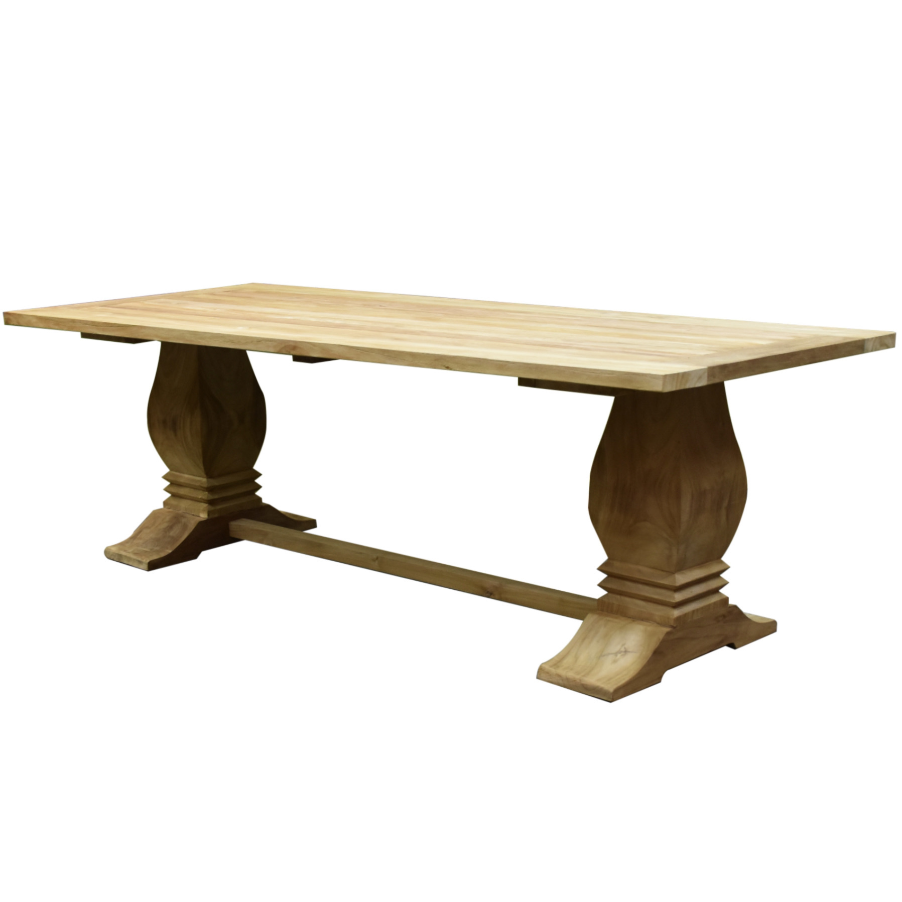 Geneva old dining tuintafel 240x100xH77,5 cm teak