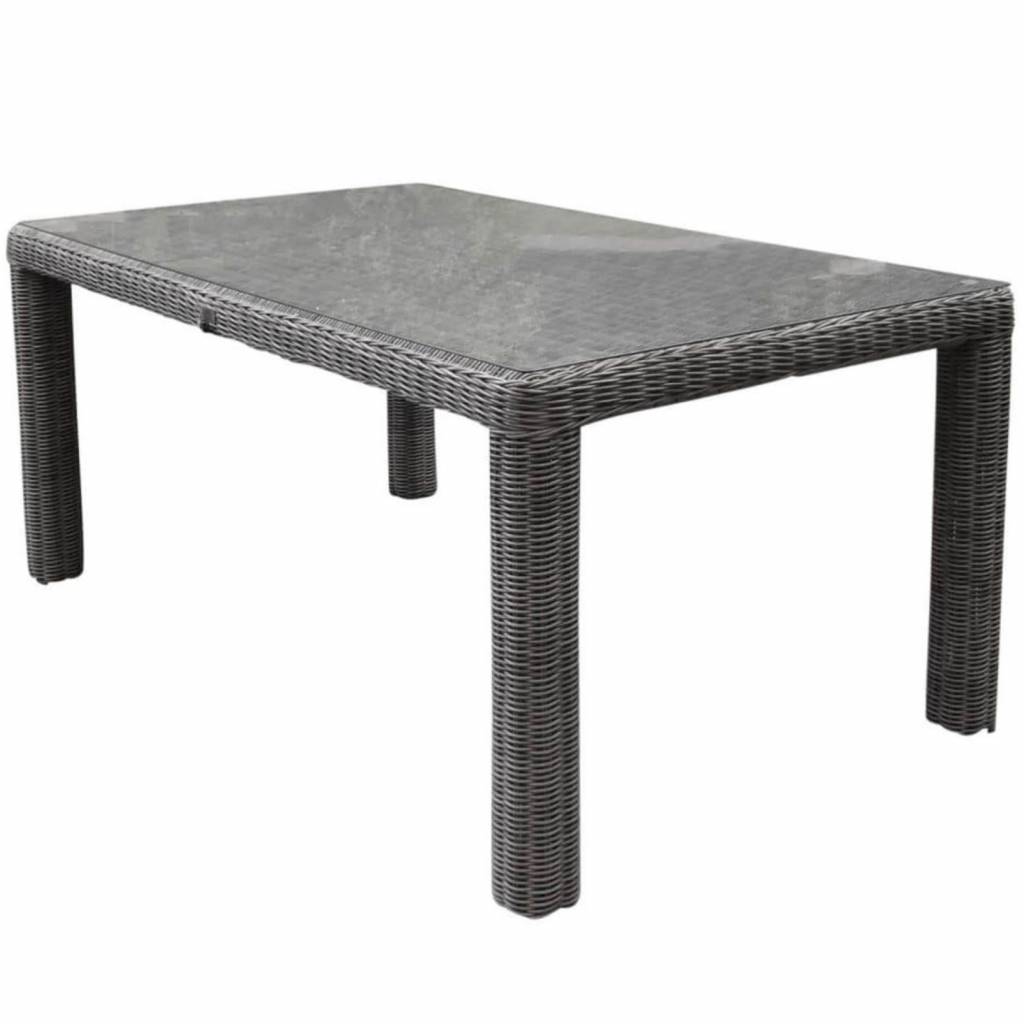 Bergamo dining tuintafel 180x100xH78 cm grijs