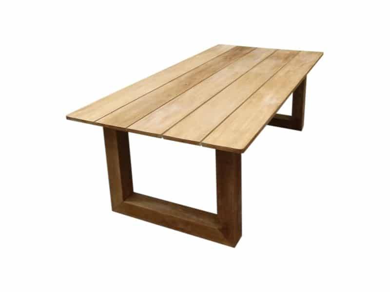 Cannes lounge tuintafel teak