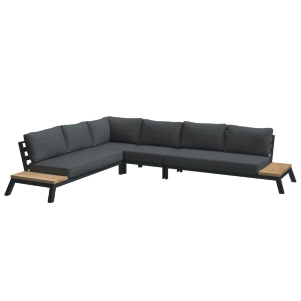 4 Seasons Outdoor Empire platform hoek loungeset 4 delig aluminium