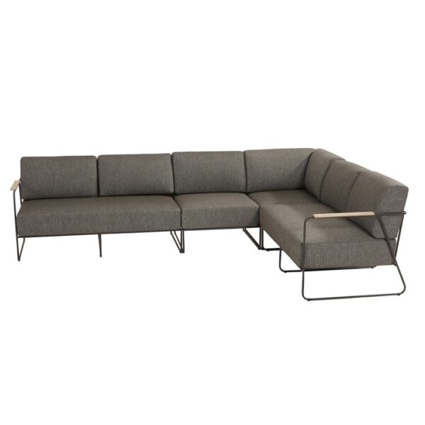 Coast hoek loungeset 4-delig aluminium 4 Seasons Outdoor