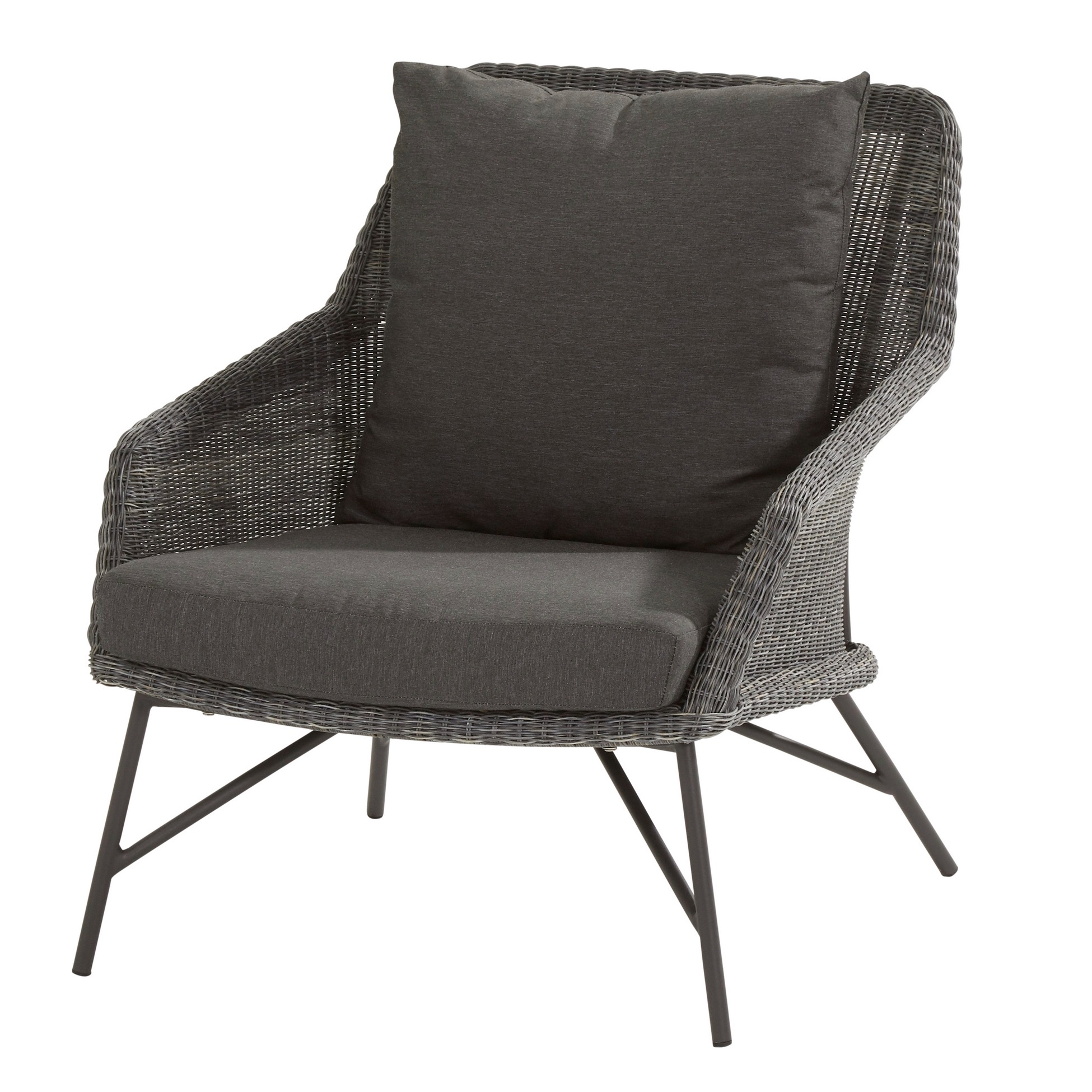 Samoa lounge tuinstoel Ecoloom charcoal 4-Seasons Outdoor