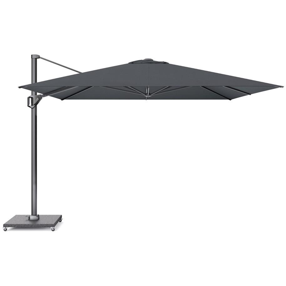 Challenger T1 premium zweefparasol 350x350 cm faded black