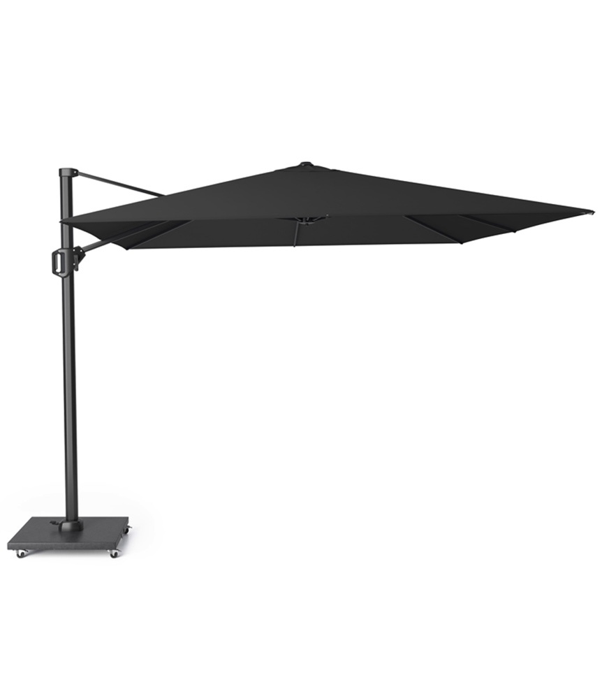 Challenger T1 premium zweefparasol 300x300 cm faded black