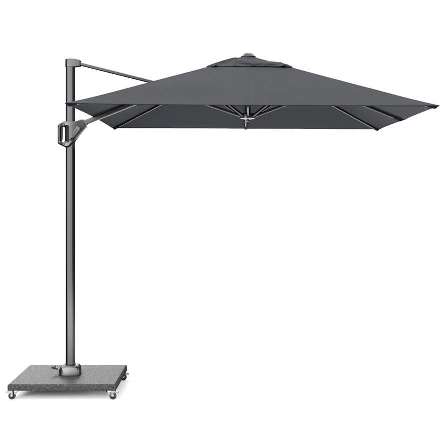 Voyager T1 zweefparasol 250x250 cm antraciet