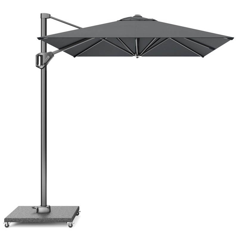 Voyager T1 zweefparasol 300x200 cm antraciet