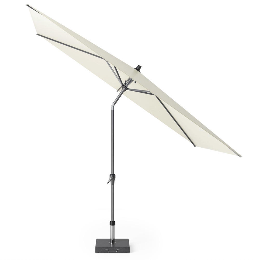 Riva parasol 300x200 cm ecru met kniksysteem