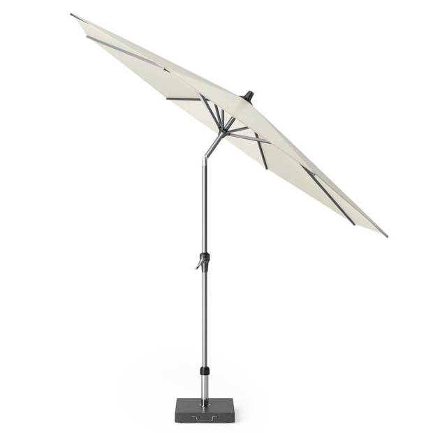 Riva parasol 300 cm rond ecru met kniksysteem