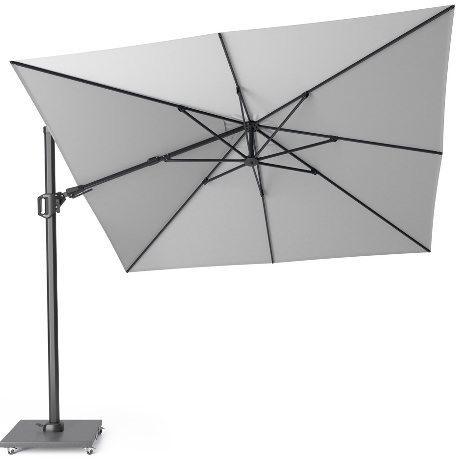 Challenger T2 zweefparasol 300x300 cm lichtgrijs