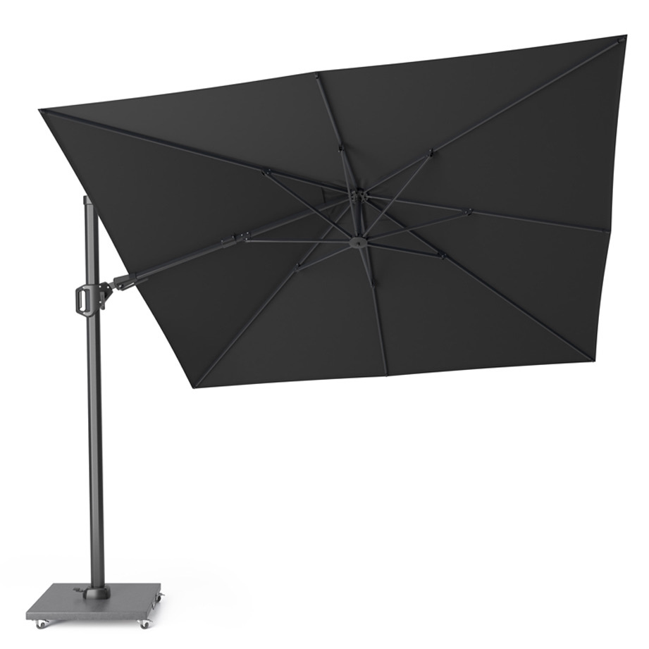 Challenger T2 zweefparasol 300x300 cm antraciet