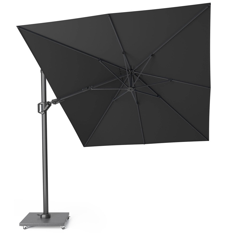 Challenger T2 premium zweefparasol 350x260 cm faded black