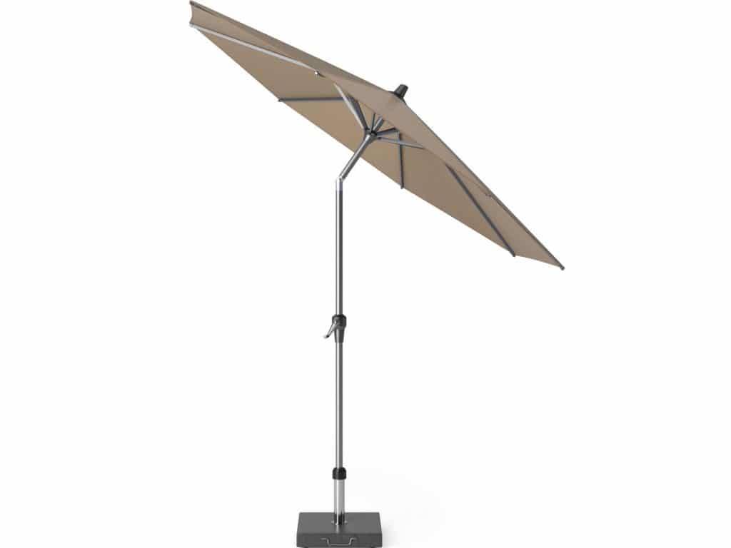 Riva parasol 250 cm rond taupe met kniksysteem