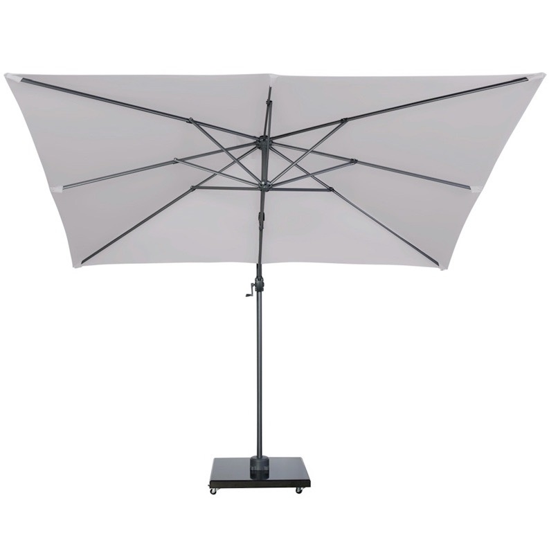 Falcon T1 zweefparasol 300x200 cm lichtgrijs