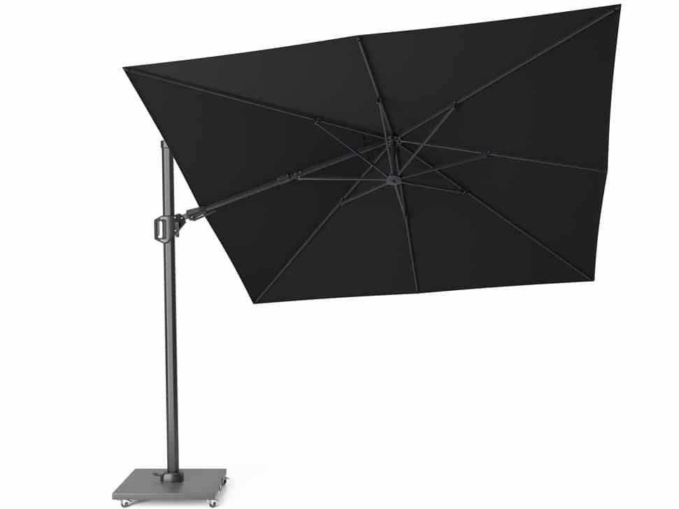 Challenger T2 zweefparasol 300x300 cm zwart