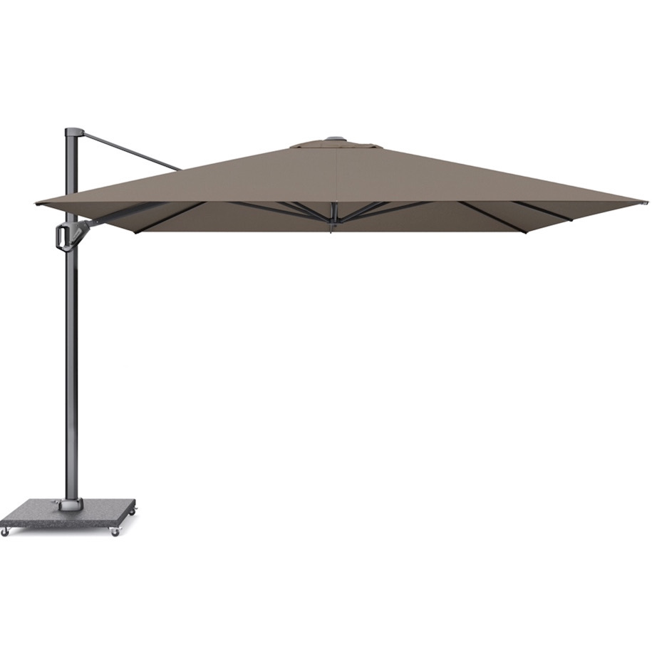 Challenger T1 premium zweefparasol 350x350 cm havanna