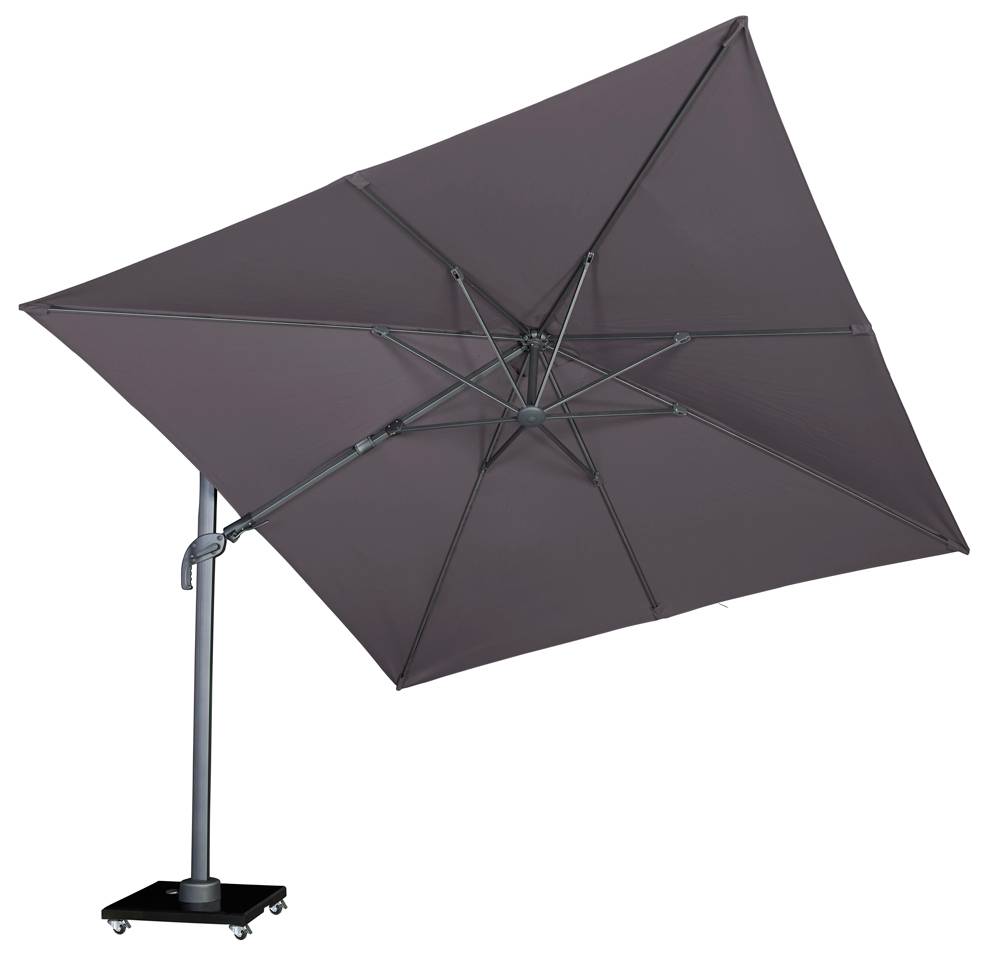 Malibu T2 zweefparasol 300x300 cm antraciet