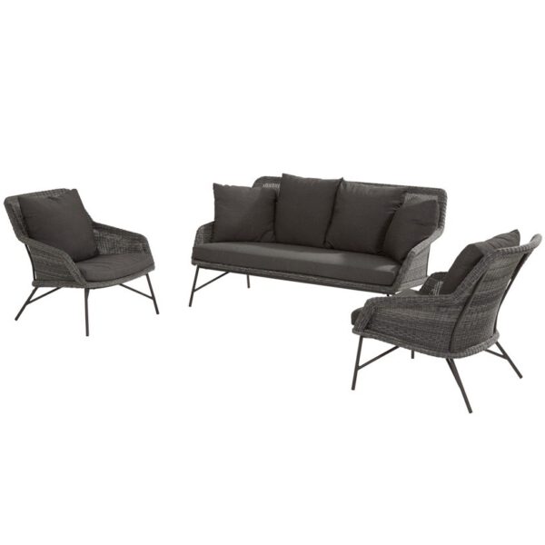 Samoa stoel-bank loungeset 3-delig 4-Seasons Outdoor