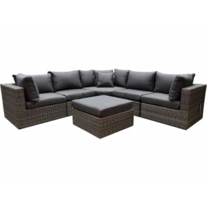 Ferro XL hoek loungeset 6-delig antraciet