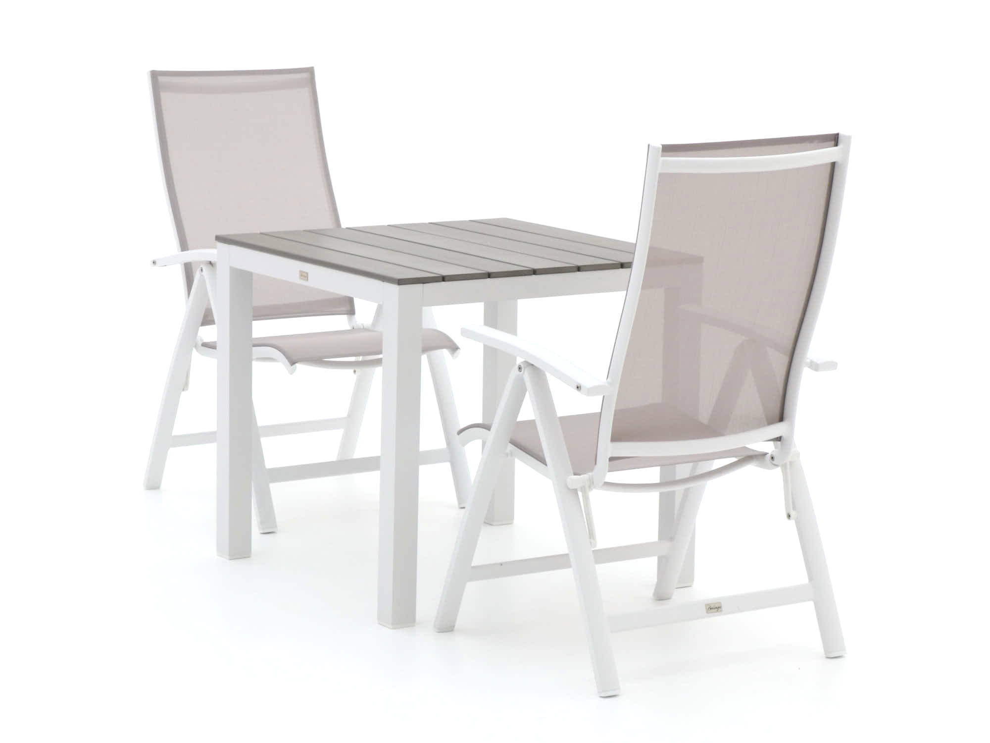 Bellagio Elegance/Fidenza 78cm dining tuinset 3-delig verstelbaar - Laagste prijsgarantie!