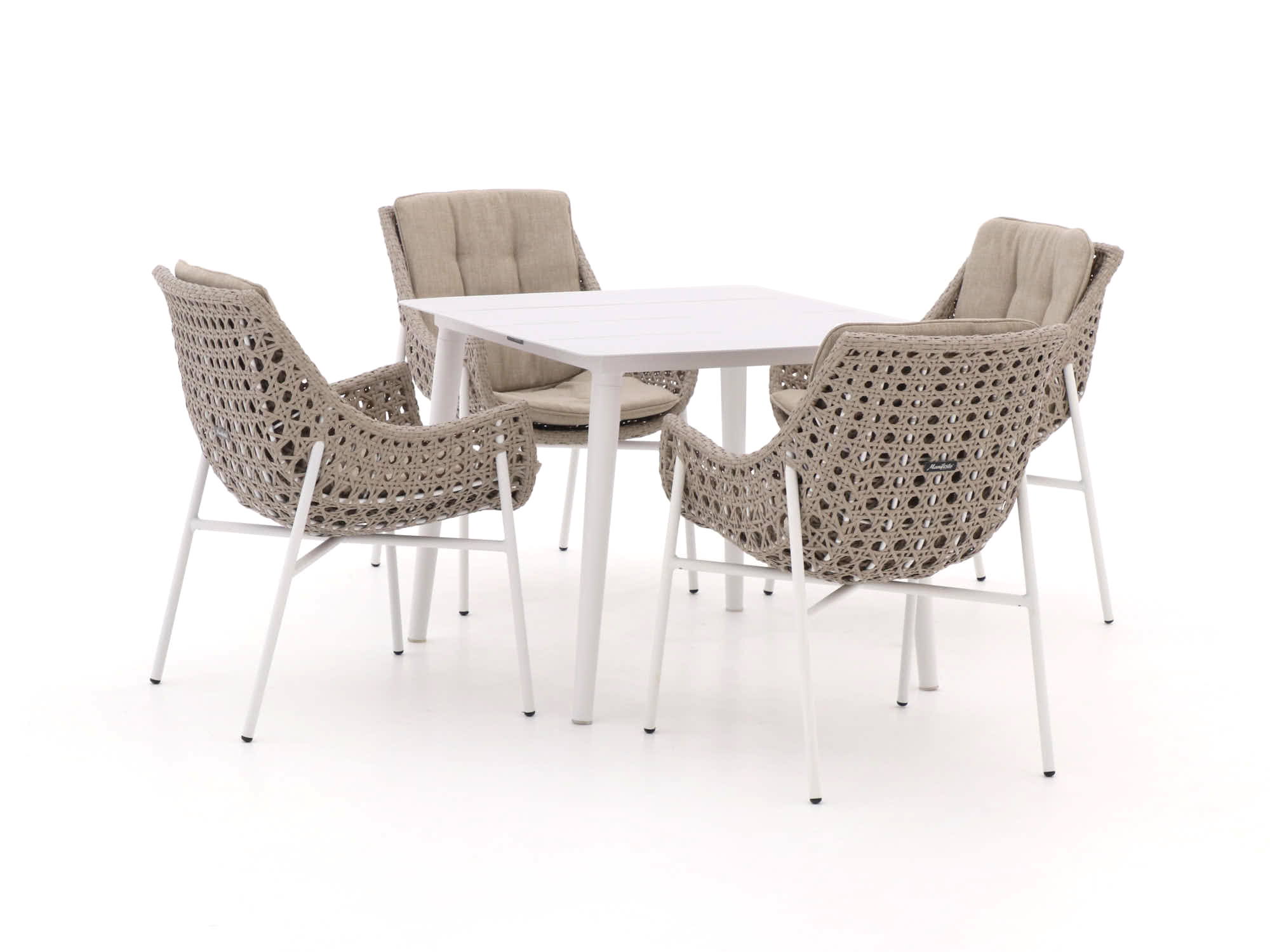 Manifesto Novara/Sora 90cm dining tuinset 5-delig - Laagste prijsgarantie!