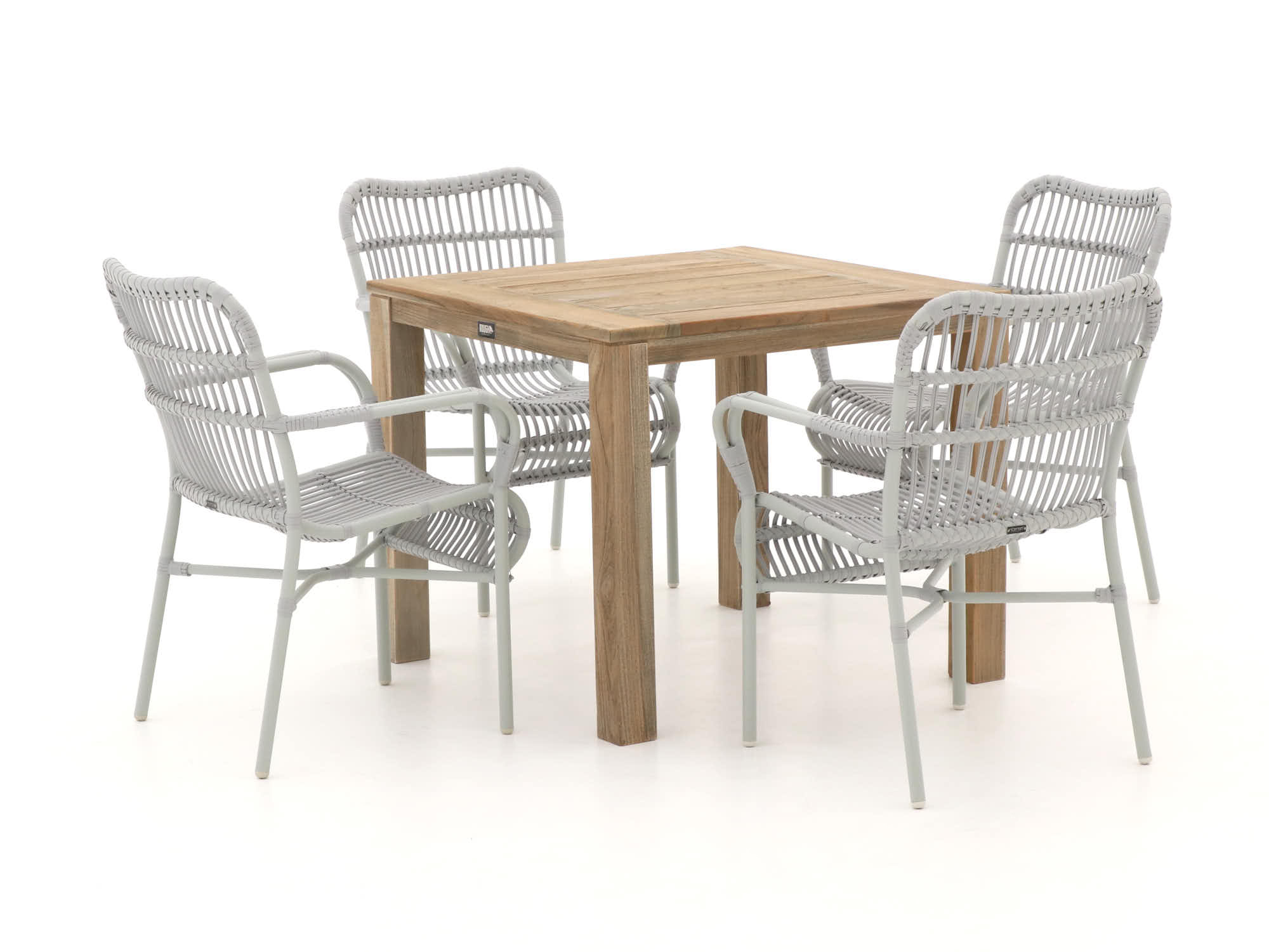 Intenso Parma/ROUGH-S 90cm dining tuinset 5-delig - Laagste prijsgarantie!