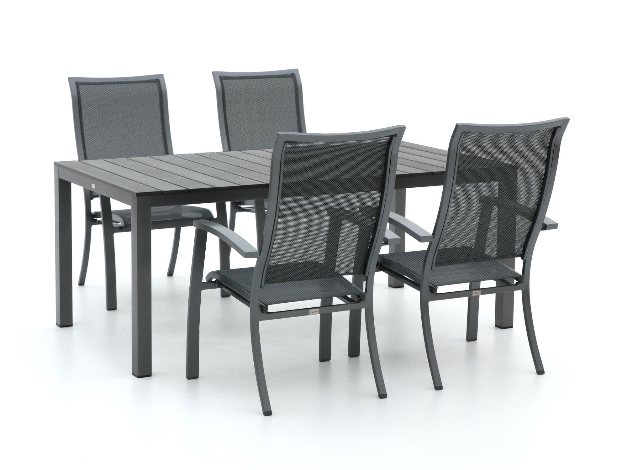 Bellagio Lugo/Fidenza 180cm dining tuinset 5-delig stapelbaar - Laagste prijsgarantie!