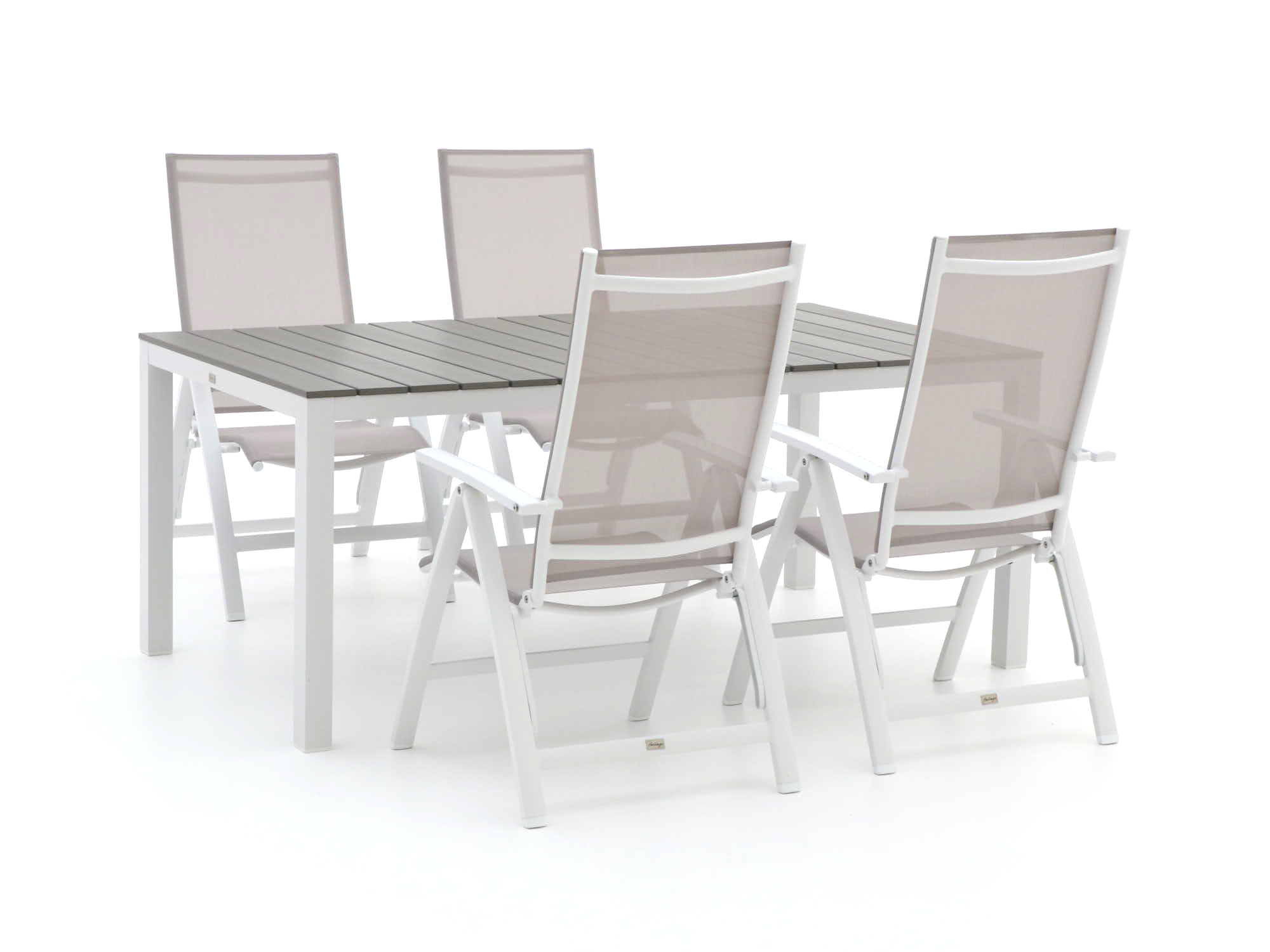 Bellagio Avenza/Fidenza 180cm dining tuinset 5-delig verstelbaar - Laagste prijsgarantie!