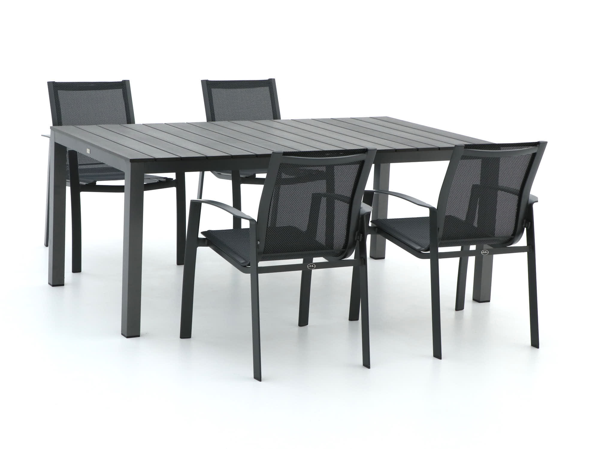 R&S Design Altea/Fidenza 180cm dining tuinset 5-delig stapelbaar - Laagste prijsgarantie!