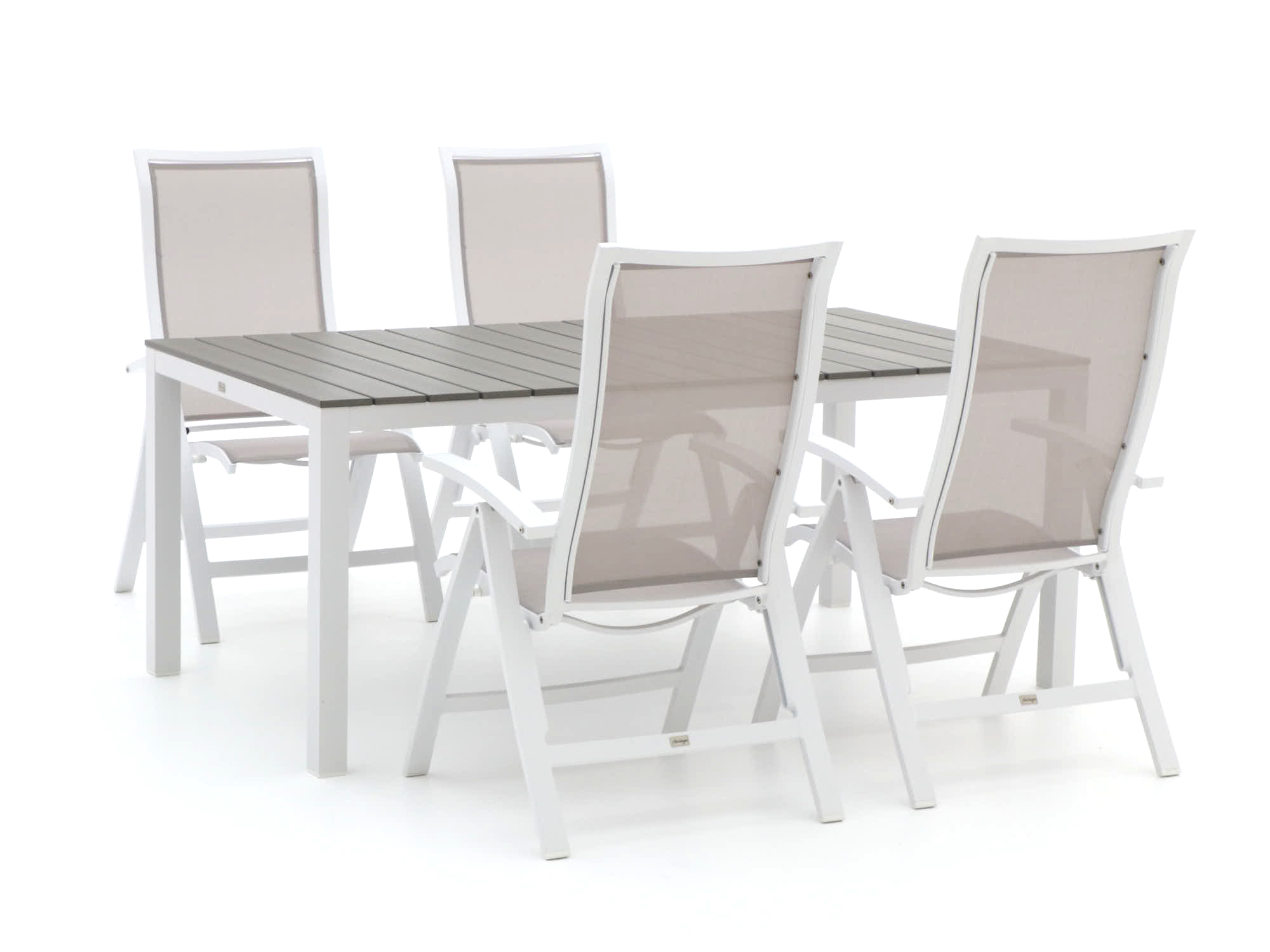 Bellagio Lugo/Fidenza 180cm dining tuinset 5-delig verstelbaar - Laagste prijsgarantie!