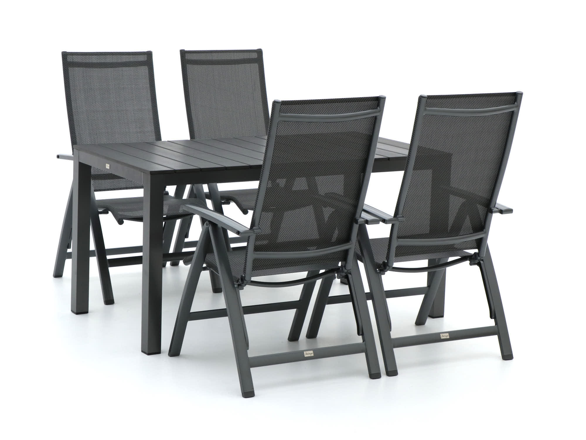 Bellagio Avenza/Fidenza 145cm dining tuinset 5-delig verstelbaar - Laagste prijsgarantie!