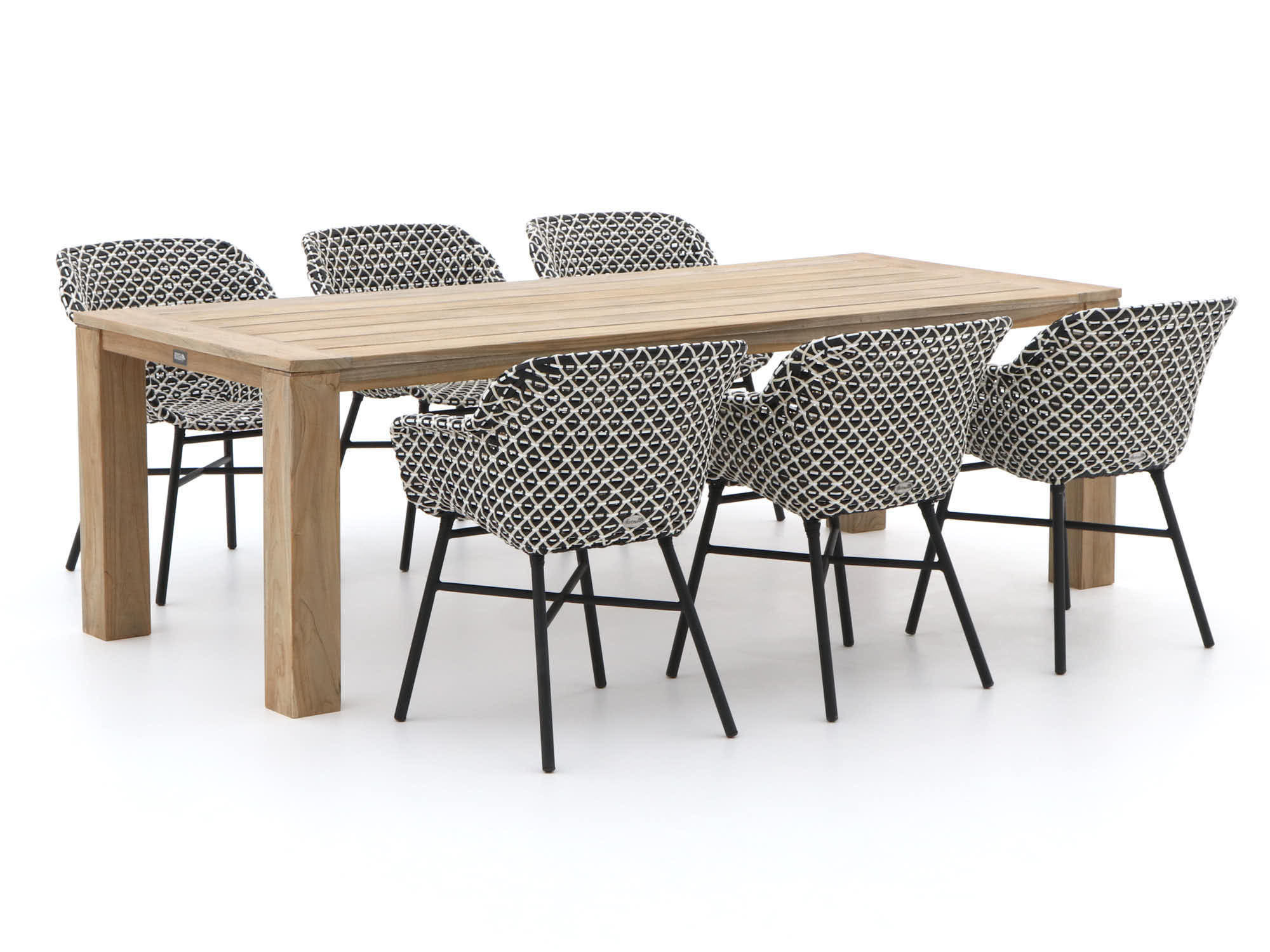 Hartman Delphine/ROUGH-X 240cm dining tuinset 7-delig - Laagste prijsgarantie!