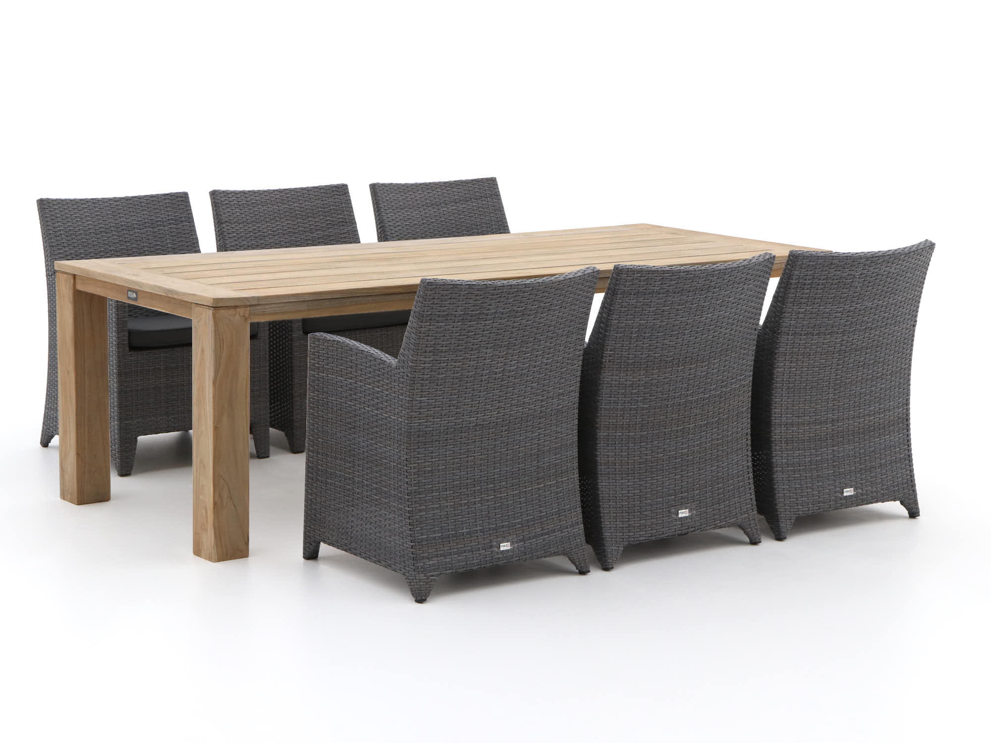 Forza Barolo/ROUGH-X 240cm dining tuinset 7-delig - Laagste prijsgarantie!